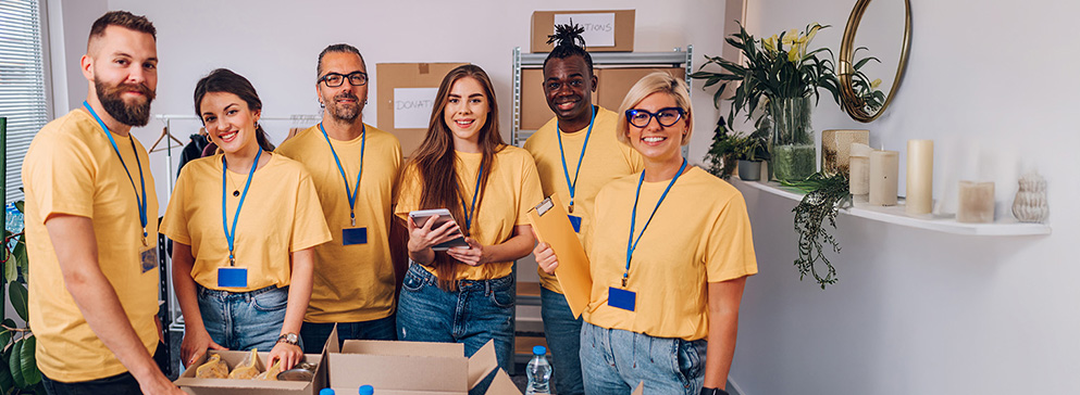 Staff Wearing Yellow Shirts